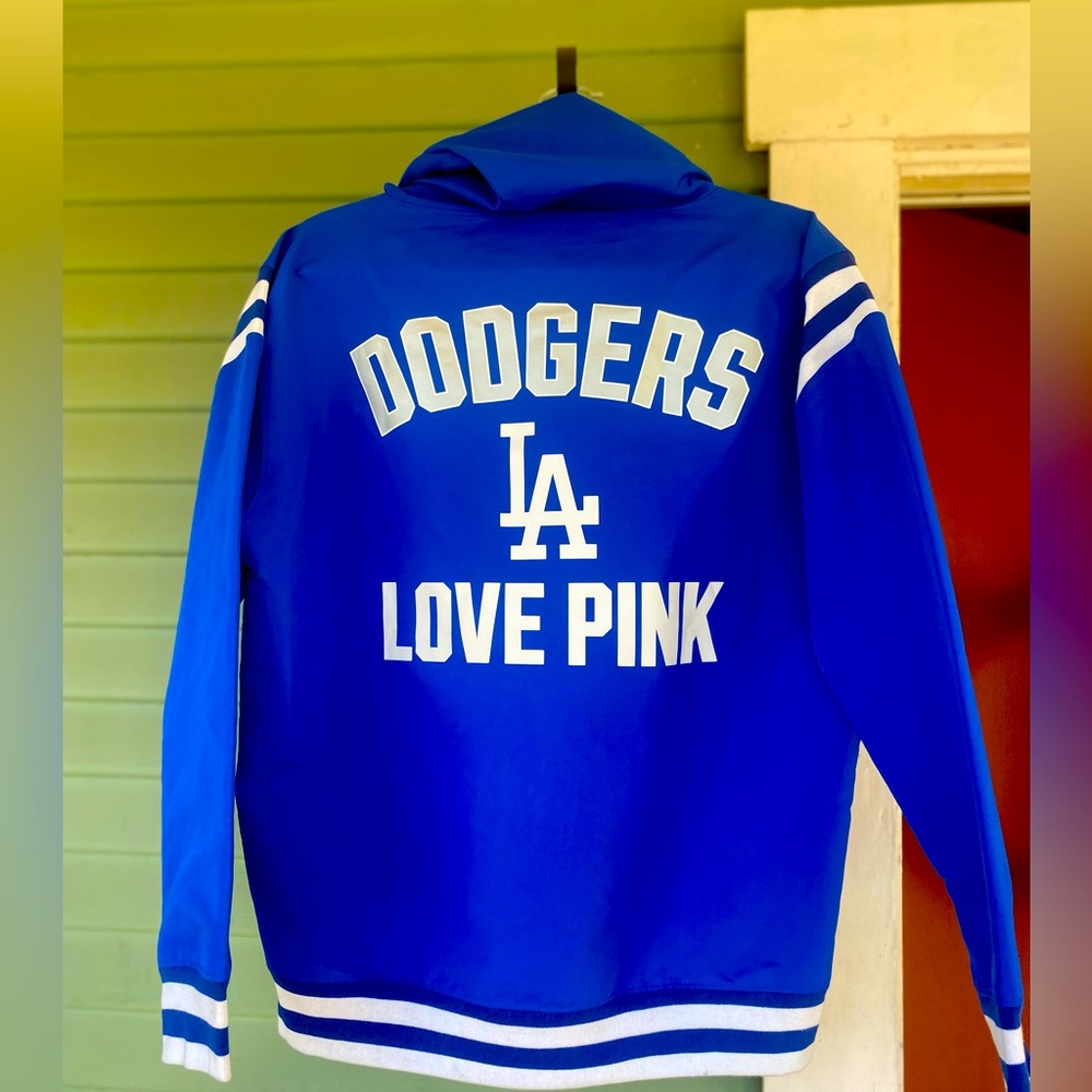 Pink by Victoria’s Secret MLB DODGERS jacket.